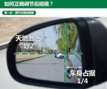 科二想练好车，调好后视镜很重要！